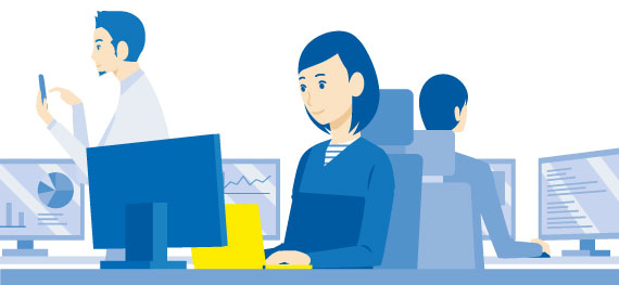 IT業界のイメージイラスト