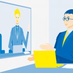 商社業界のイメージイラスト